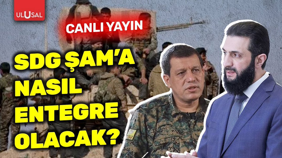 💢SDG Şam'a nasıl entegre olacak?

⚫️Kıvanç Özdal (<a href="/_Kozdal/">Kıvanç Özdal</a>) ile Yeni Dünya devam ediyor

Konuk:
- Ulusal Kanal Editörü Bilal Gürbüz (<a href="/gurbuzbilall/">Bilal Gürbüz</a>)

🔴youtube.com/live/lUAAy8n4E…