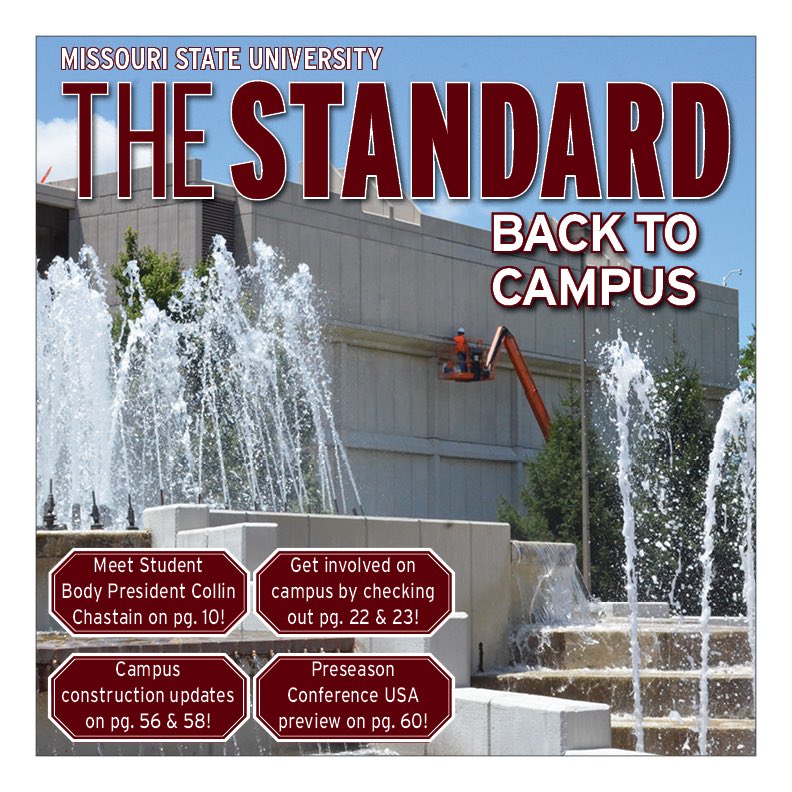 Fall semester loading… 👀

A sure sign of a new school year is The Standard’s Back to Campus Guide hitting freshman mailboxes and newsracks across Springfield. Be on the lookout for Back to Campus 2025-26!

#MoState #OutHitOutHustle