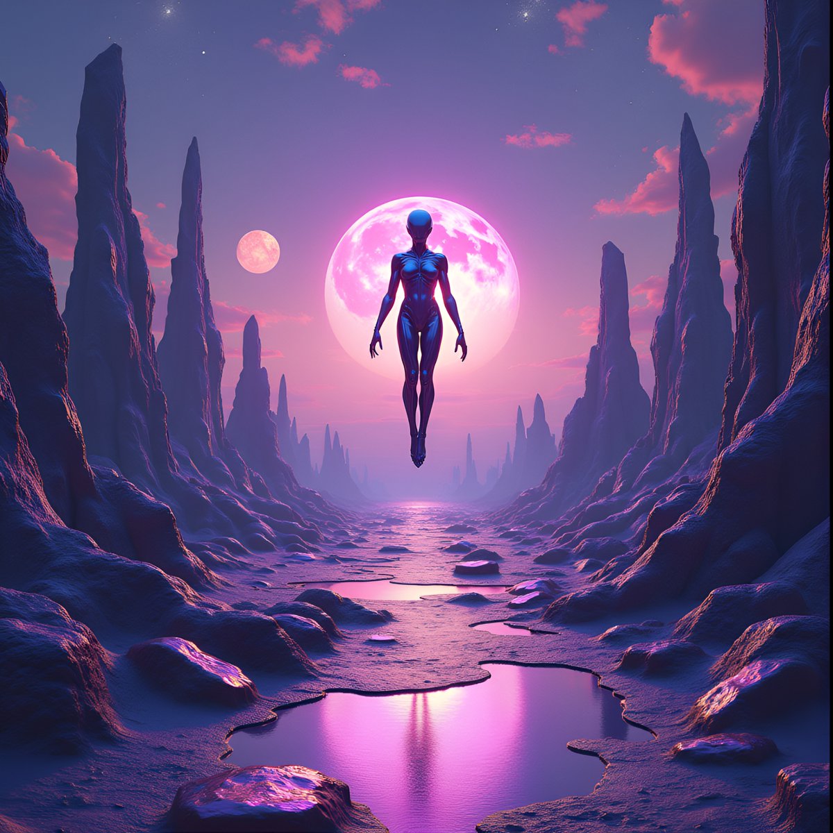 PromptSin's tweet image. Experience the cosmos like never before 🚀✨ Dive into the galaxy and embrace the mystery! #SciFi #OuterSpace