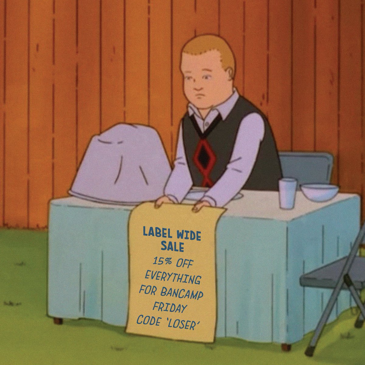 It’s <a href="/Bandcamp/">bandcamp</a> Friday! Shop our store 15% off with code “Loser”. 

bornlosersrecords.bandcamp.com