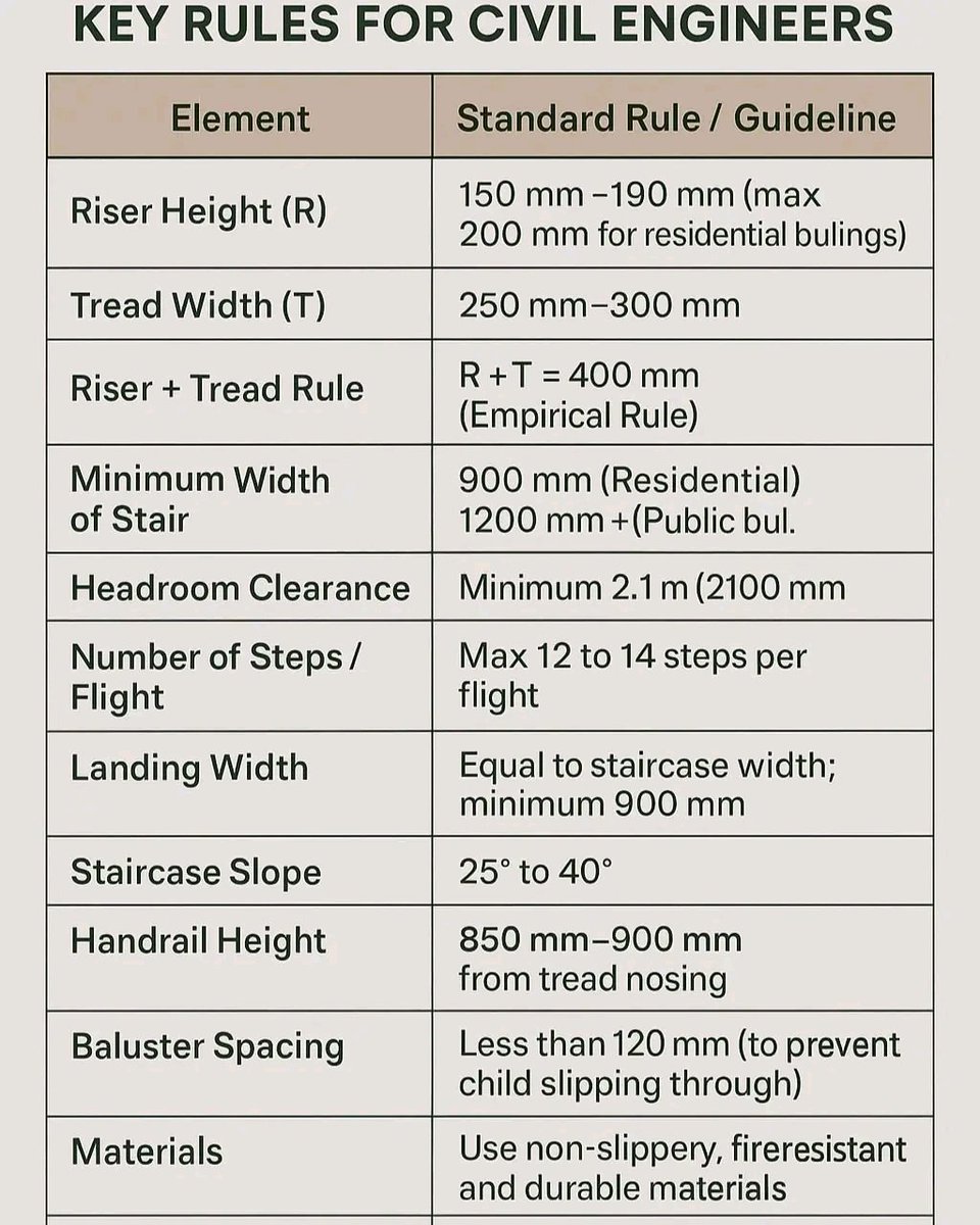 Staircase Design Rules Every Civil Engineer Should Know!
Ensure safety, comfort, and code compliance with these essential staircase design guidelines. A must-know checklist for every site engineer and architect!