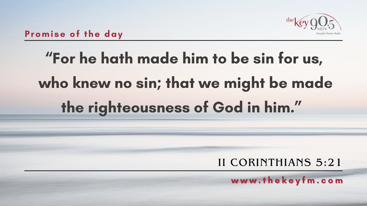 wrtw905's tweet image. A "Key" Promise of the Day
from 90.5 The Key FM

Tune in &amp;amp; listen at thekeyfm.com