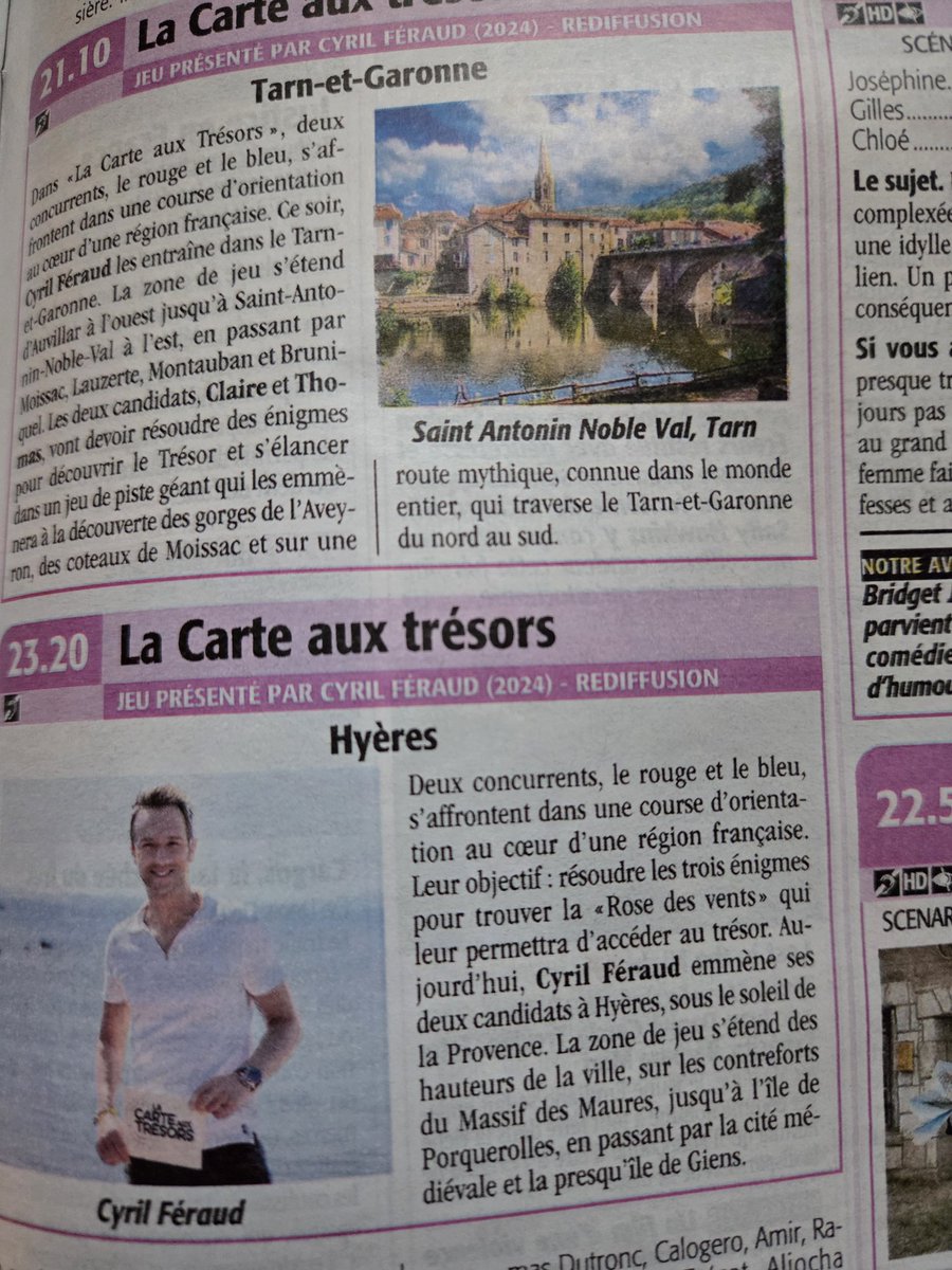 GGOUBAND's tweet image. Devant #France3 pour regarder #LaCarteAuxTresors et j'attends avec impatience le très charmant @cyrilferaud 🤣🤣🤣.