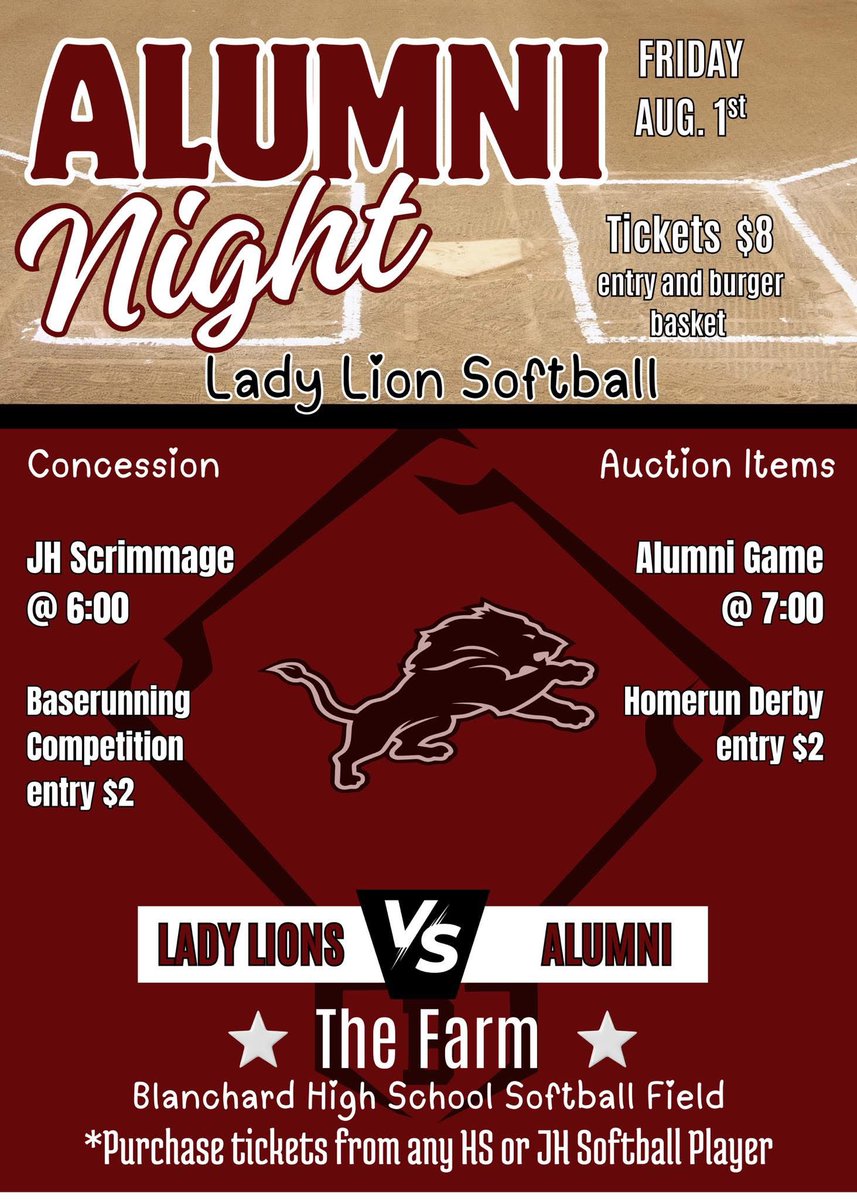 Come out tonight and get a sneak peak of the 2025 Blanchard Lady Lions!  #DWWD Special shoutout to my <a href="/EpicNational16u/">Epic National Smith 16u</a> teammates and classmates <a href="/FinLockwood21/">Finley Lockwood</a> <a href="/BaileyUhlenhake/">Bailey Uhlenhake</a> can’t wait to get this school ball season going!