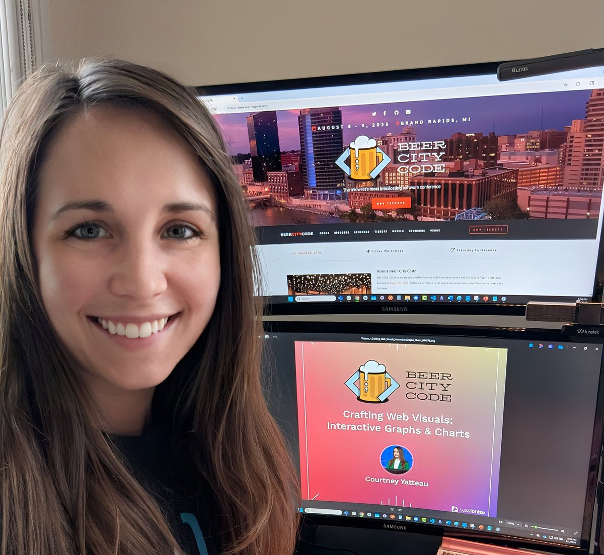 Happy International Beer Day! 🍻 Grab your ticket for Beer City Code and come code with me! 👩‍💻 📊