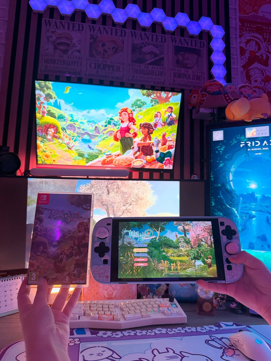 Qué finde me espera ❤️ Gracias <a href="/MeridiemGames/">Meridiem</a> por este detallazo! 

Tenía muchas ganas de jugar <a href="/talesoftheshire/">Tales of the Shire</a> 🌼🌼 #cozygames