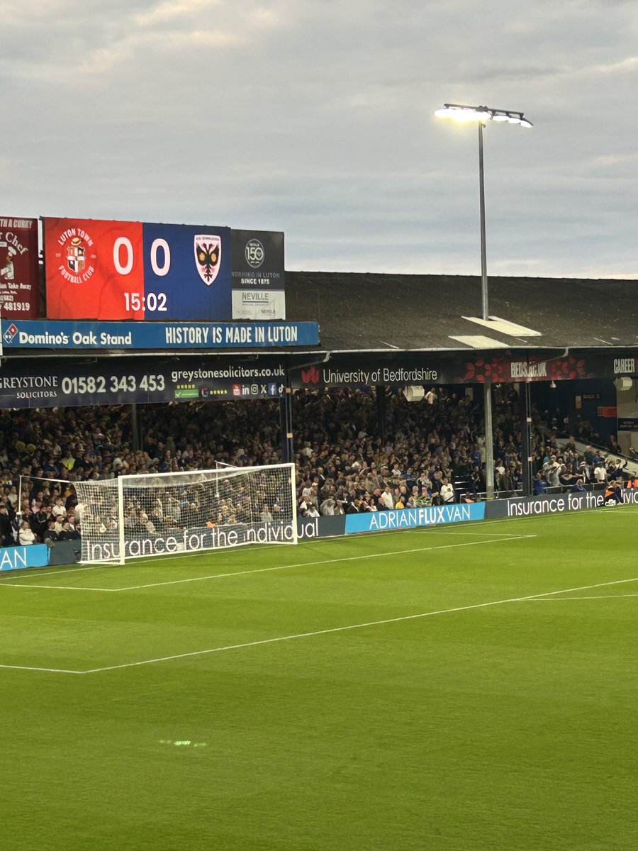 Ivor Heller (@ivor27) on Twitter photo .<a href="/AFCWimbledon/">AFC Wimbledon</a> massive is in place. Great atmosphere. Brilliant to be back <a href="/LutonTown/">Luton Town FC</a> .<a href="/AFCWimbledon/">AFC Wimbledon</a> massive is in place. Great atmosphere. Brilliant to be back <a href="/LutonTown/">Luton Town FC</a>