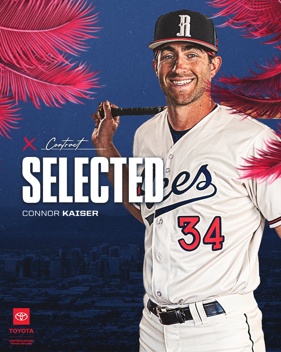 Aces's tweet image. Connor and Kyle to the bigs 🥹 

The @dbacks have selected the contracts of INF Connor Kaiser and LHP Kyle Nelson!
