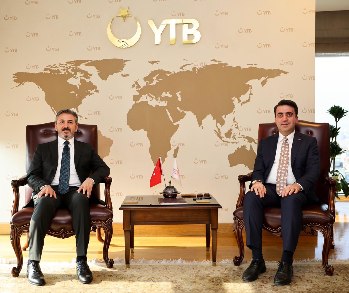 Ahmet AYDIN (@ahmetaydin_02) on Twitter photo Yurtdışı Türkler ve Akraba Topluluklar Başkanı olarak görevlendirilen Sn. Abdülhadi Turus’a hayırlı olsun ziyaretinde bulunduk.
Değerli kardeşime Rabbimden muvaffakiyetler diliyorum.
#YTB
<a href="/haditurus/">A. Hadi Turus</a> Yurtdışı Türkler ve Akraba Topluluklar Başkanı olarak görevlendirilen Sn. Abdülhadi Turus’a hayırlı olsun ziyaretinde bulunduk.
Değerli kardeşime Rabbimden muvaffakiyetler diliyorum.
#YTB
<a href="/haditurus/">A. Hadi Turus</a>