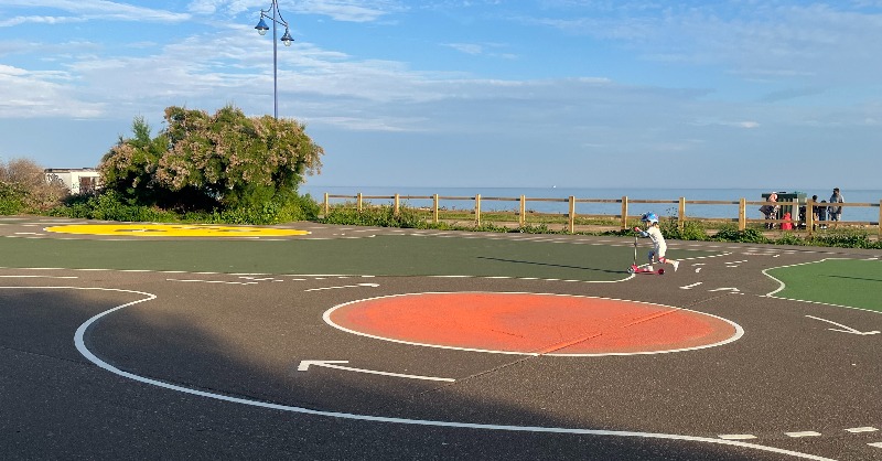 Take your bikes and scooters to the children's cycle track on Prince William's Parade this summer holiday for hours of fresh air and free fun 🚲