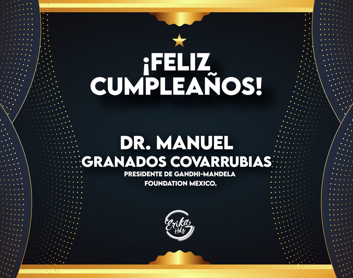 Feliz cumpleaños, amigo Presidente <a href="/ManuelGranados_/">Manuel Granados Covarrubias</a>. Que este año sea de salud, bienestar y buenos momentos en lo personal y en lo profesional.
¡Muchas felicidades!