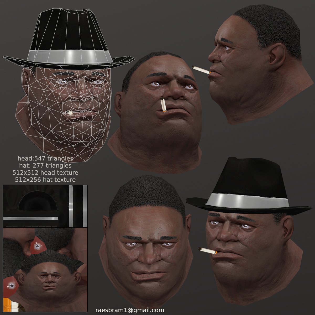 Head nr.12
#gameart #blender #3dartwork #lowpoly