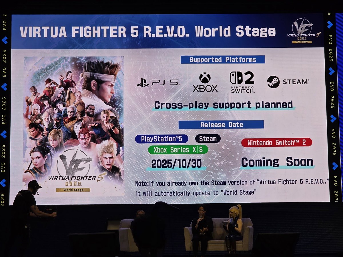 MalckieRob's tweet photo. We back streaming #VF5REVO matches this October 🙌🙌🙌
#EVO2025 #VFisBack https://t.co/B33e3llWS5