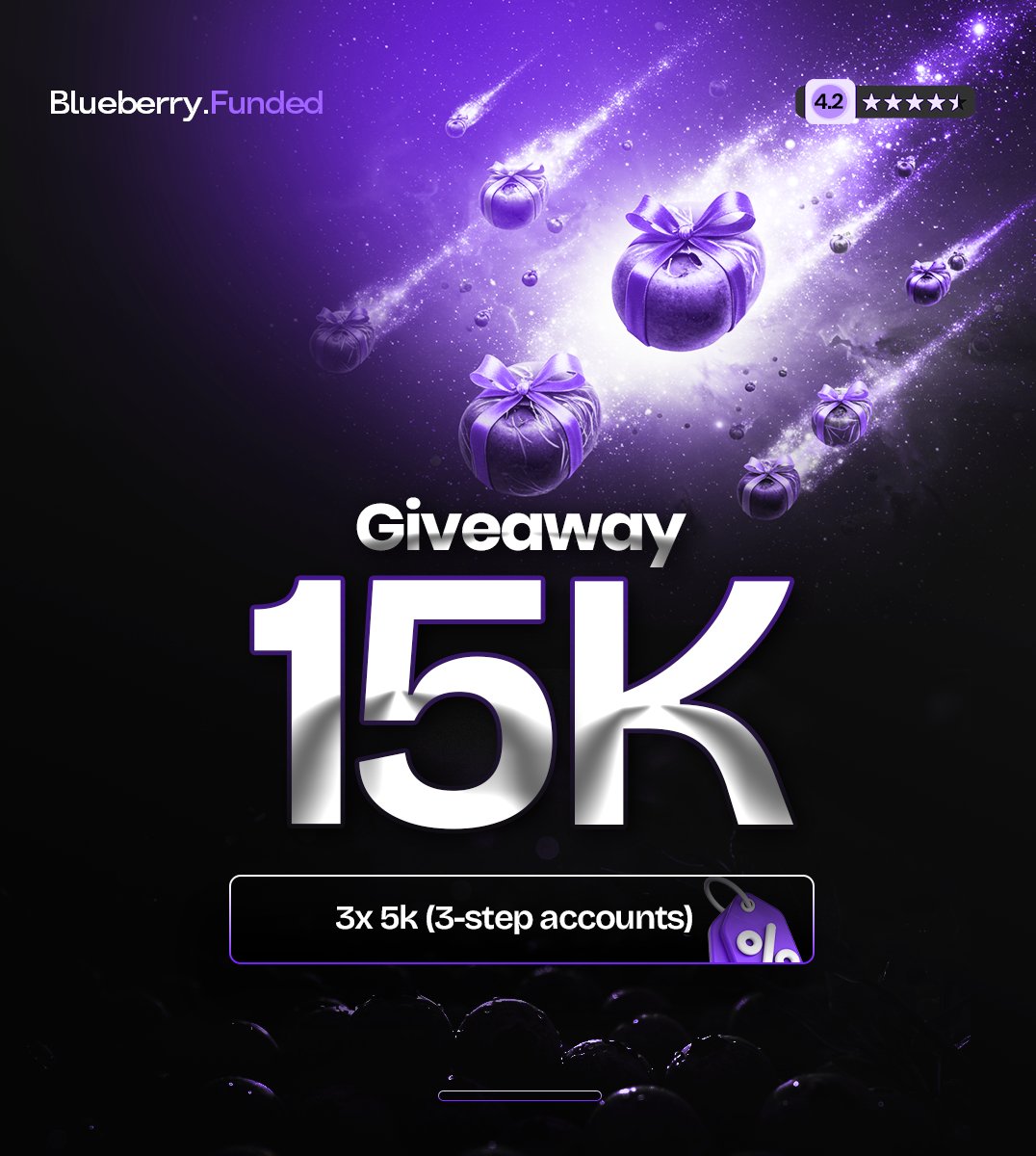 One of One ☝🏼 (@osmondsabby) on Twitter photo NEW MONTH GIVEAWAY 🎁 🎉
X3 $5K 3-STEP ACCOUNTS GIVEAWAY sponsored by <a href="/BlueberryFunded/">Blueberry Funded</a>
Tasks:
1. Follow <a href="/BlueberryFunded/">Blueberry Funded</a> <a href="/BBFAffiliates/">Blueberry Funded Partners</a> <a href="/OsmondSabby/">One of One ☝🏼</a> <a href="/BBFuturesOff/">Blueberry Futures</a>
2. Tag 3 traders in comment
3. Like and Repost NEW MONTH GIVEAWAY 🎁 🎉
X3 $5K 3-STEP ACCOUNTS GIVEAWAY sponsored by <a href="/BlueberryFunded/">Blueberry Funded</a>
Tasks:
1. Follow <a href="/BlueberryFunded/">Blueberry Funded</a> <a href="/BBFAffiliates/">Blueberry Funded Partners</a> <a href="/OsmondSabby/">One of One ☝🏼</a> <a href="/BBFuturesOff/">Blueberry Futures</a>
2. Tag 3 traders in comment
3. Like and Repost