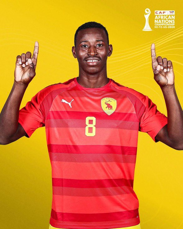 Le syli national de Guinée sous le maillot officiel du CHAN ! La meilleure sélection nationale du pays s’apprête à entrer en lice dans un groupe assez relevé et débutera son tournoi face au Niger. 🇳🇪