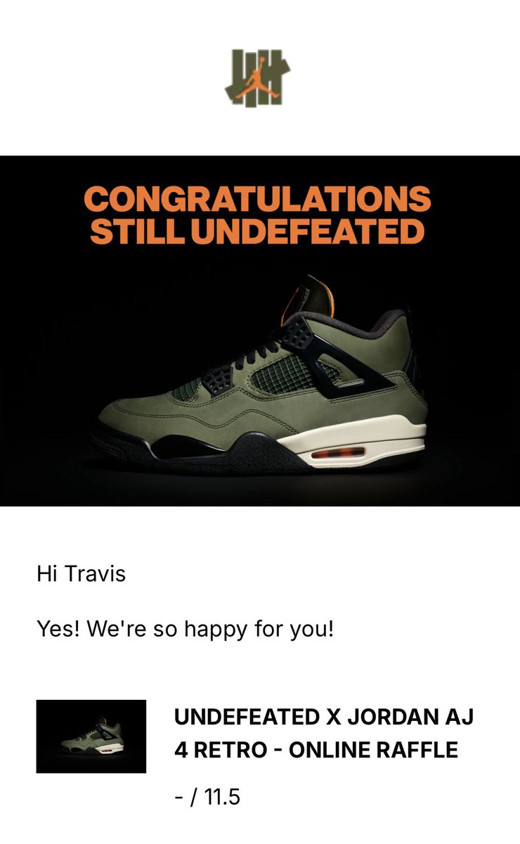 UNDEFEATED AJ4’S SECURED THANK YOU <a href="/EQLofficial/">EQL</a> <a href="/UNDEFEATEDinc/">UNDEFEATED</a>