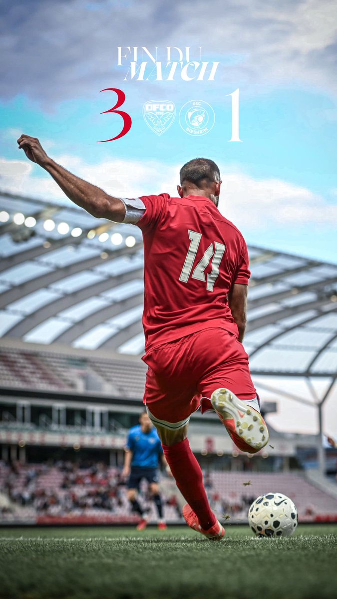 Dijon FCO (@dfco_officiel) on Twitter photo 🔚Le DFCO boucle sa préparation estivale par un succès face à <a href="/asc_biesheim/">ASC Biesheim</a> 👊
Début du championnat vendredi prochain sur la pelouse de l’<a href="/US_Orleans/">US Orléans</a> ⚔️
#Prepa2526 | 3-1 🔚Le DFCO boucle sa préparation estivale par un succès face à <a href="/asc_biesheim/">ASC Biesheim</a> 👊
Début du championnat vendredi prochain sur la pelouse de l’<a href="/US_Orleans/">US Orléans</a> ⚔️
#Prepa2526 | 3-1