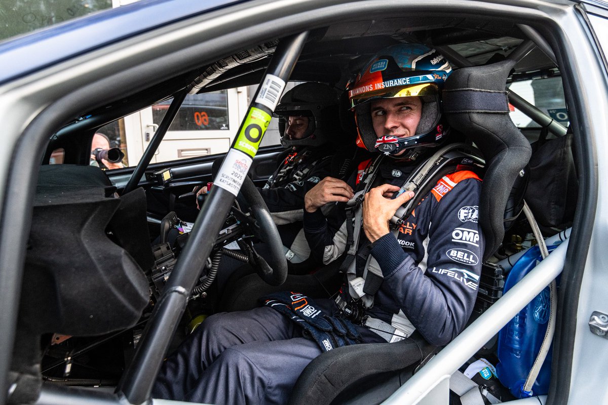 P1 after a challenging Friday in Finland! 🇫🇮 <a href="/TaylorGill63/">Taylor Gill</a> &amp; Daniel Brkic head into the longest day of the rally with a 14.9s lead in the #JWRC💪

#RallyStar #BeTheNextOne