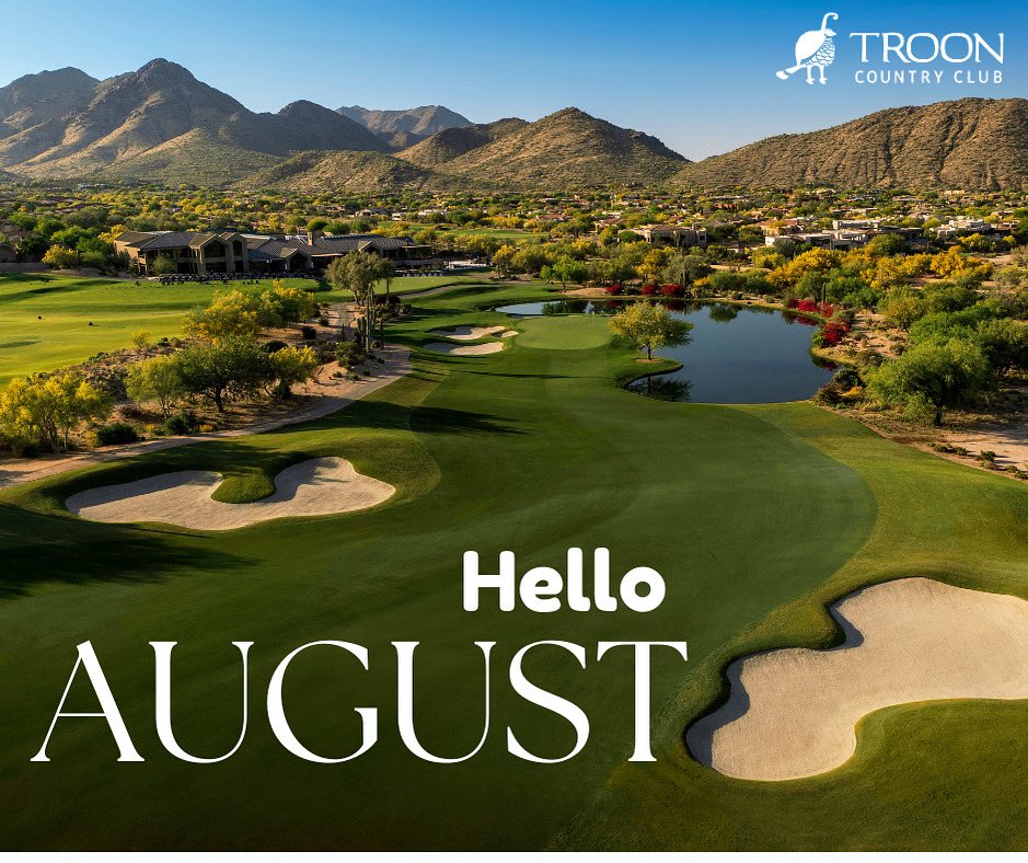 We see you August!
.
.  
#trooncc #trooncountryclub #playmoregolf #august2025