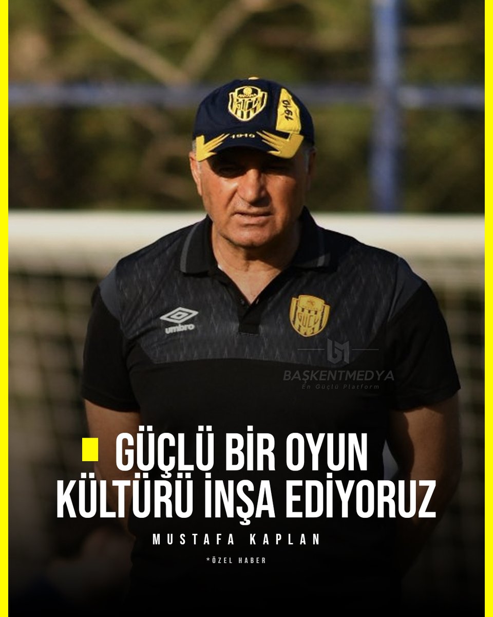 ÖZEL - Ankaragücü Teknik Direktörü Mustafa Kaplan:

"Sezona hazırlık kapsamında Süper Lig ekibi Gençlerbirliği ile oynadığımız maçta; oyuncularımızın ortaya koyduğu mücadele, oyun anlayışı ve sistemsel disiplin bizleri mutlu etti.

Sezona genç oyuncularımızla başlarken