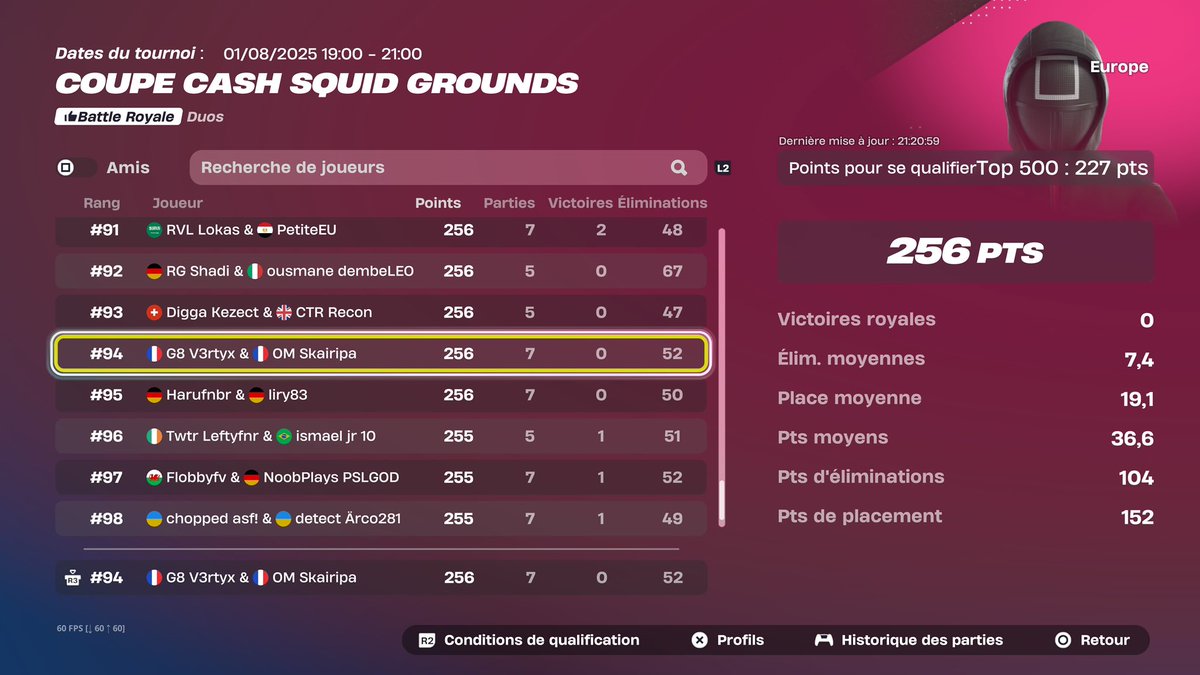 QUAL CCC FINAL EU  FULL WKEY W/<a href="/SkairipaFN/">SkairipaFn</a> 🔥

@HeavenG8_