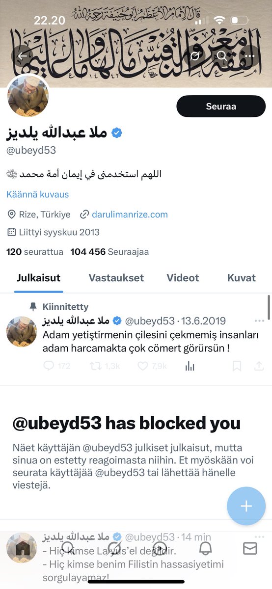 Abi çocuk gibi karşıt fikirlere ve yorumlara dayanamayıp engelleyecekseniz eğer, 

Twitterda kanaat önderciliği oynamayın. 

İstiyorsunuz ki biz her fırsatta Erdoğana sallayalım, millette bizi pohpohlasın. 

Bunun karşılığı olan ve sattığı tek yer de Twitter çöplüğü zaten.