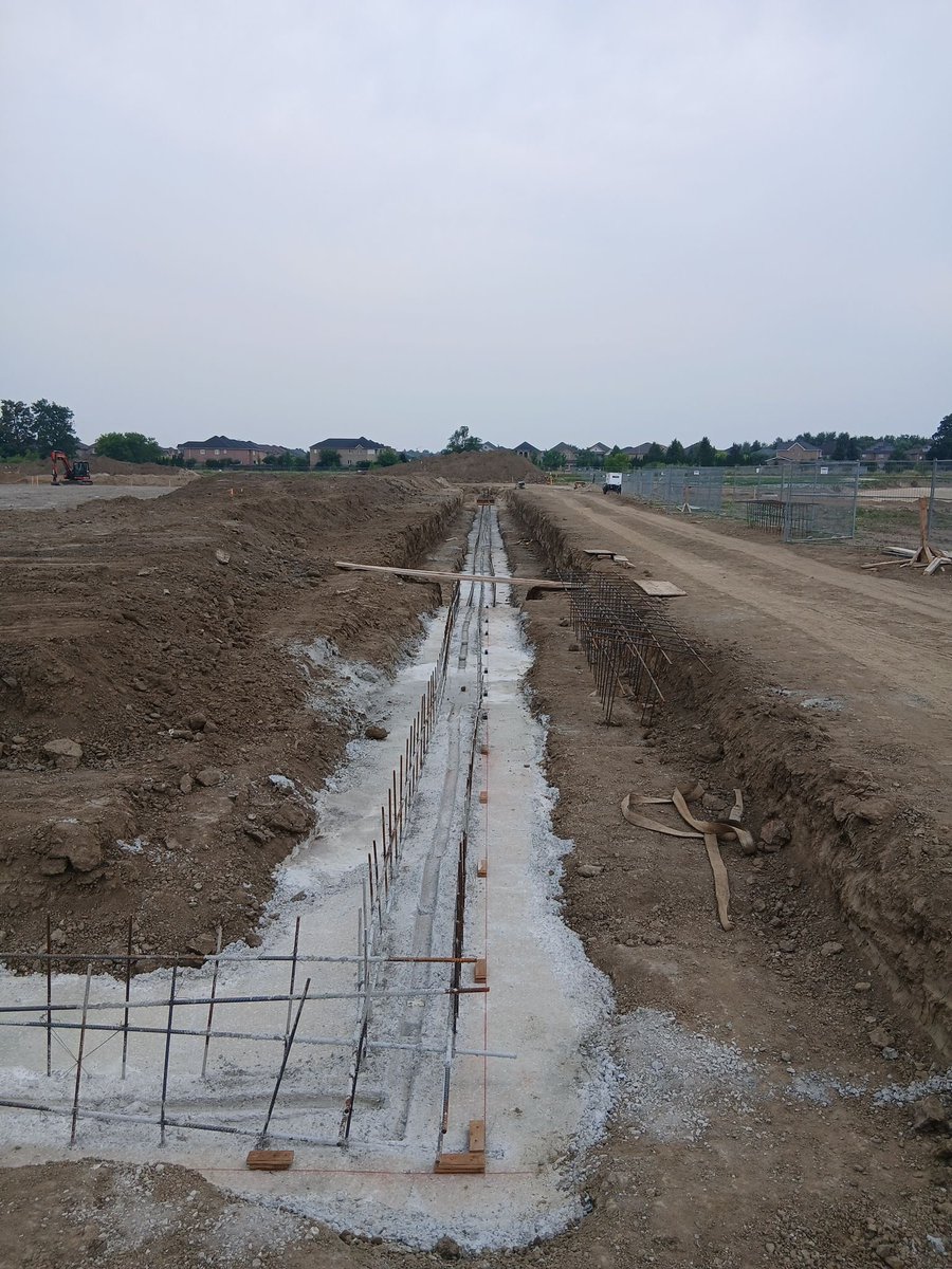 vaughansoccercl's tweet photo. Toonie for good luck. 🍀 

First pour, first steps. 🚧

We can’t wait for November 2025 — our first-ever indoor dome is coming soon! 🏟️⚽

#VaughanSoccerClub #IndoorDome #ComingSoon https://t.co/IeAMOi2s4j