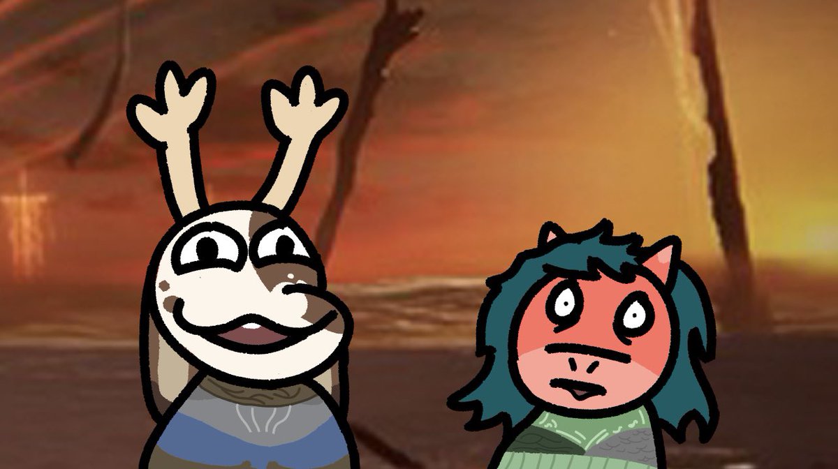 Kaybee (@kaybeejackalope) on Twitter photo Me and <a href="/Dingus_Mcg33/">💜 Dingus :3 (comms open! 💜)</a> paying Nightreign (I have 450+ hours of experience and no brain with which to feel fear) (we are severely underprepared) Me and <a href="/Dingus_Mcg33/">💜 Dingus :3 (comms open! 💜)</a> paying Nightreign (I have 450+ hours of experience and no brain with which to feel fear) (we are severely underprepared)