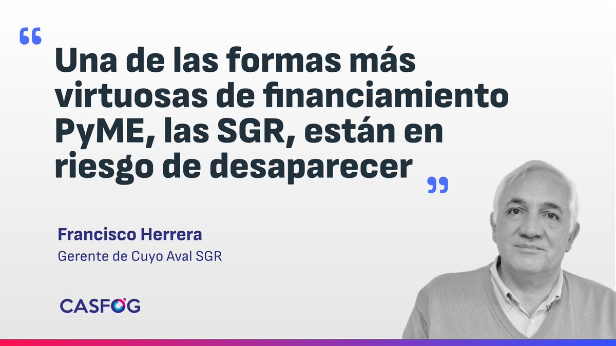 ✍️ Leé la columna de opinión de Francisco Herrera, gerente general de <a href="/CuyoAvalSGR/">Cuyo Aval SGR</a>, publicada en el <a href="/Cronistacom/">El Cronista</a>.

🔗 Link en las respuestas
#SGR #pymes #financiamiento #crédito #emprendedores