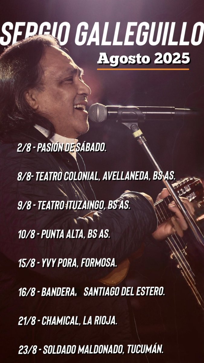sergioelgallo's tweet photo. Agenda de Próximos shows! Donde te veo 👀??🎉🐔 https://t.co/gwUkq7rfEq