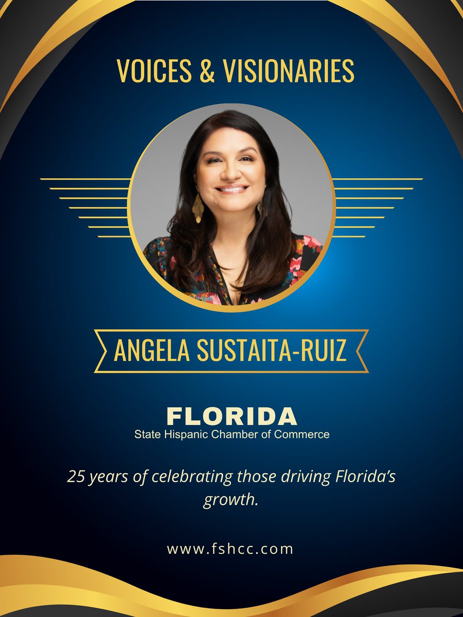 As we celebrate 25 years of FSHCC, we’re proud to highlight Angela Sustaita-Ruiz, co-founder of Brilla Media Ventures &amp; Nuestro Stories. A pioneer in Latino media, she’s spent 25+ years uplifting Hispanic voices through digital innovation &amp; storytelling.

#FSHCC25