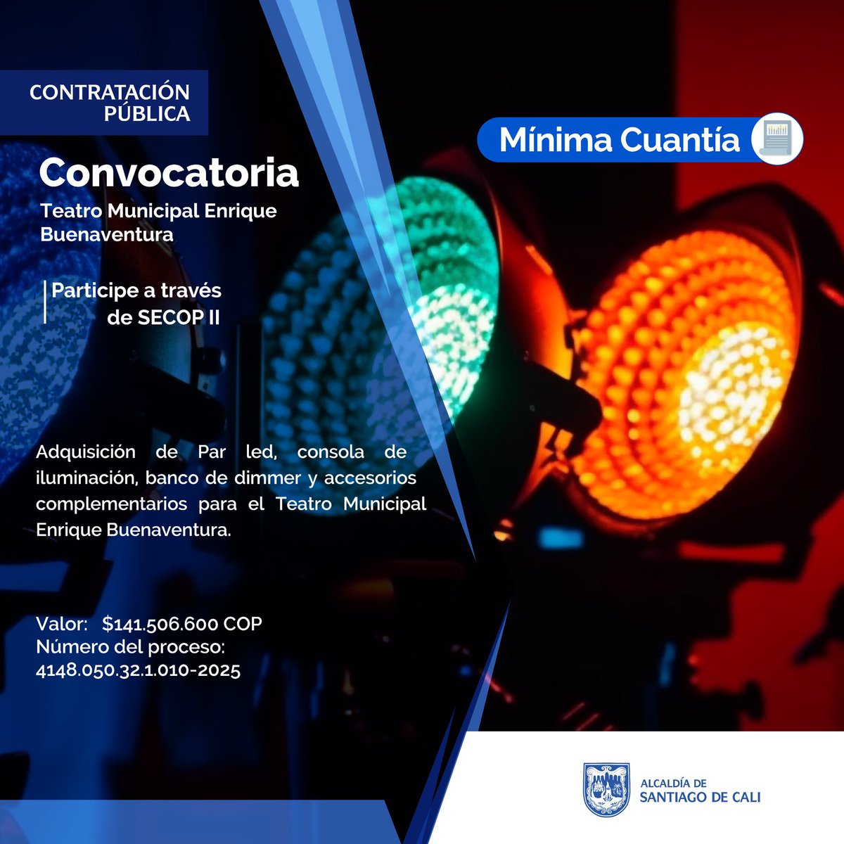 Contratación Pública (@calicontrata) on Twitter photo 📢Atención📢
Aviso de convocatoria
Modalidad: Mínima Cuantía
Más información: shorturl.at/rY3P9
<a href="/TmunicipalCali/">Teatro Municipal</a> 📢Atención📢
Aviso de convocatoria
Modalidad: Mínima Cuantía
Más información: shorturl.at/rY3P9
<a href="/TmunicipalCali/">Teatro Municipal</a>