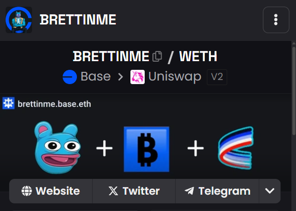 token backed by $ZORA was a good start on #base but yall aint ready for token bAcked by $BRETT

most efficient mechanism to push eachother !  

#BRETT + #BRETTINME are goin to melts faces so bad
