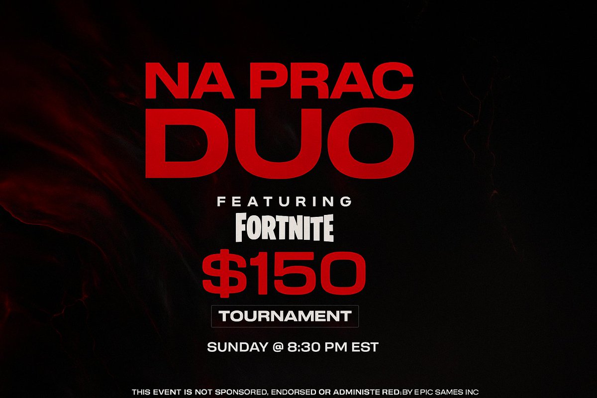 NA Practice Server (@napracserver) on Twitter photo Hosting $150 Duo Cup
🗓️: Sunday, Aug 3rd @ 05:30 PM PST / 8:30 PM EST
🌎Region: NAC
To participate:
1: Like ♥️ & Retweet 🔁
2. Follow <a href="/NaPracServer/">NA Practice Server</a>
3. Tag your teammate
4. Favorite the following map: 6477-0618-9000
Server link’s in my bio! If you need the appeal server, drop Hosting $150 Duo Cup
🗓️: Sunday, Aug 3rd @ 05:30 PM PST / 8:30 PM EST
🌎Region: NAC
To participate:
1: Like ♥️ & Retweet 🔁
2. Follow <a href="/NaPracServer/">NA Practice Server</a>
3. Tag your teammate
4. Favorite the following map: 6477-0618-9000
Server link’s in my bio! If you need the appeal server, drop