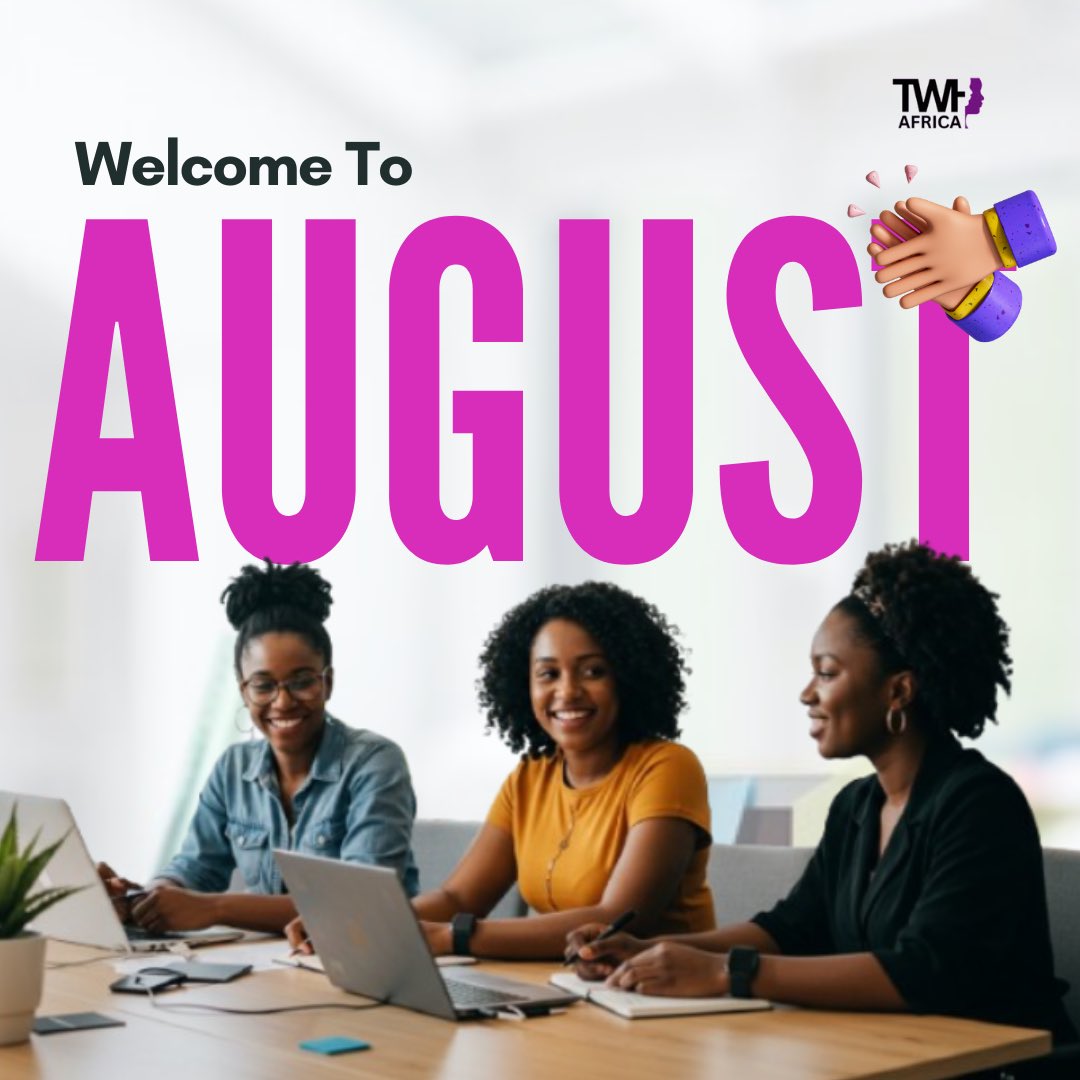 techwithher_a's tweet image. It’s the Month Of August 🚀

We have exciting opportunities for you

Join us on this empowering journey
Follow @techwithher_africa for more 

#techwithherafrica #startups #startupsinnigeria #womenintech #womeninbizness #womeninbusiness #opportunities