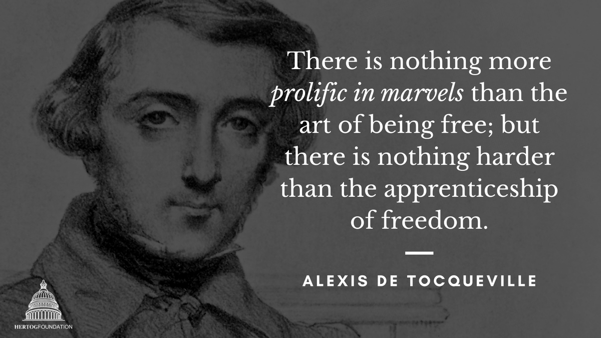 HertogFDN's tweet photo. We celebrated #Tocqueville's birthday this week! This summer, fellows read Democracy in America in our #PoliticalStudiesProgram and in #HumanitiesAtHertog.
Learn more about studying American political thought at https://t.co/shuyxqte13. https://t.co/M73bmfgr8l
