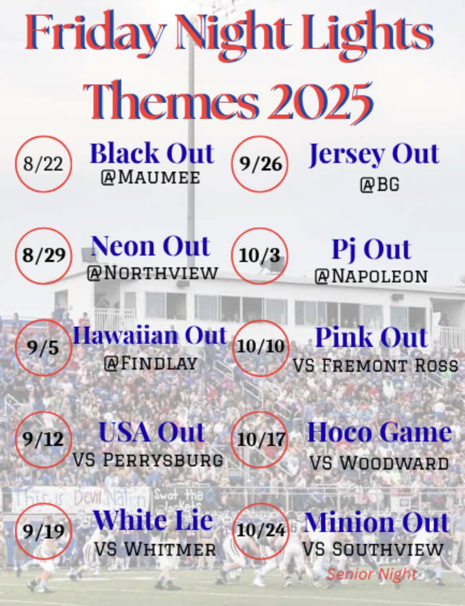 Who else is ready for football season?!😈 First game is August 22nd, we hope to see you there!! #OurYear #FNL #GoDevils