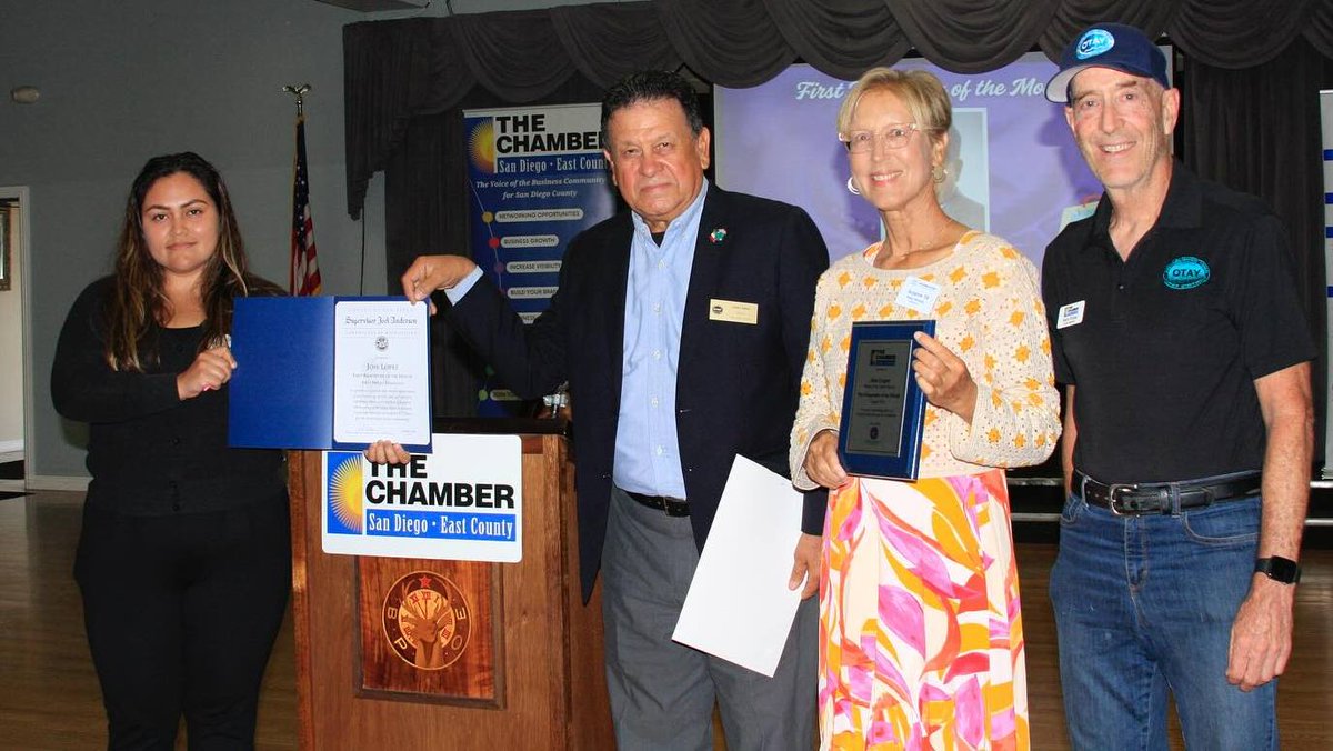 Water Mark 🚰 (@otaymark) on Twitter photo Was great to see fellow Board Member, Jose Lopez, <a href="/OtayWater/">Otay Water District</a> District finally recognized for possibly saving the life of <a href="/PadreDam/">Padre Dam MWD</a> Board Member, Suzanne Till at a <a href="/COWUSanDiego/">Council of Water Utilities San Diego County</a> luncheon a year ago.
To Suzzane's good fortune, Jose was sitting directly behind her and when he Was great to see fellow Board Member, Jose Lopez, <a href="/OtayWater/">Otay Water District</a> District finally recognized for possibly saving the life of <a href="/PadreDam/">Padre Dam MWD</a> Board Member, Suzanne Till at a <a href="/COWUSanDiego/">Council of Water Utilities San Diego County</a> luncheon a year ago.
To Suzzane's good fortune, Jose was sitting directly behind her and when he
