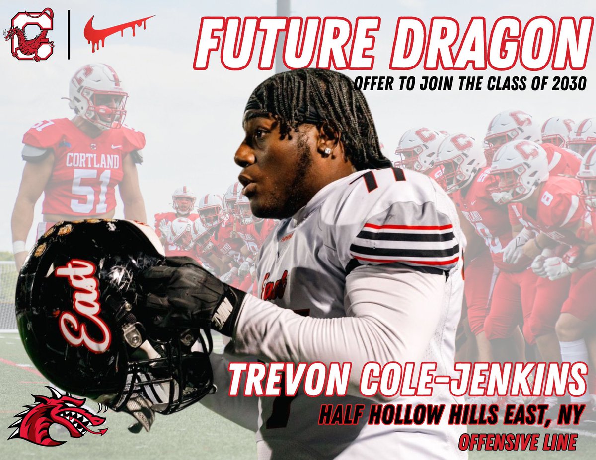 Just finished an amazing tour with <a href="/Coach_Chy/">Chyron Brown-Wallace</a> and <a href="/Coach_Sanchez55/">Mark Jacob Sanchez</a>. After a sit down with <a href="/Coach_Blu/">Tom Blumenauer</a> I’m very thankful for the offer to play football <a href="/CortlandFB/">SUNY Cortland Football</a>.

<a href="/LeondreSimmon/">Leondre Simmon</a> 
<a href="/Coach_Bunk/">Eric Bunker</a> 
<a href="/coachMarceli/">Coach Marcelin</a> <a href="/Gregg_Sarra/">Gregg Sarra</a> <a href="/jonathanruban/">Jonathan Ruban</a> 
<a href="/NewsdayHSsports/">Newsday HS sports</a> <a href="/jared_valluzzi/">Jared Valluzzi</a>