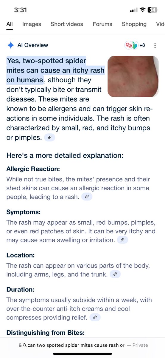 You know you’re an agronomist when…. Had this rash begin last week and was confused what I was reacting to. Little did I know until today when I was scouting for spider mites, that they were my issue!Take a good shower after scouting fields with heavy spider mite activity!