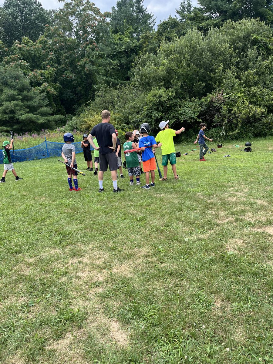 QCC_Baseball's tweet photo. Sophomore Garrett Hurley and Freshman Jake Paskell spent this week working the JCC Rich Gedman Baseball Camp. Great work, gentlemen!
#rollverns🐉 https://t.co/dQPRGRQTzQ