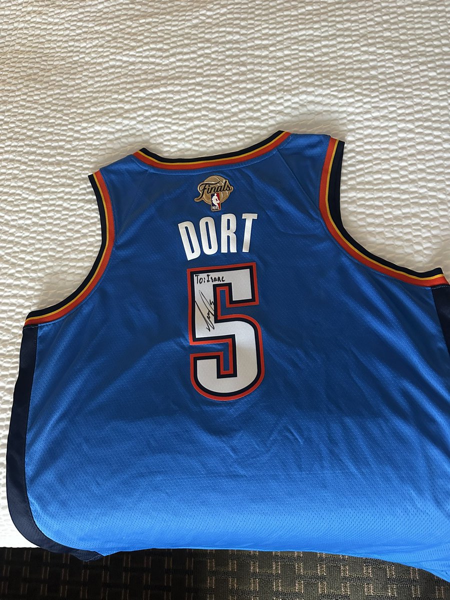 Isaacplaysmetal's tweet photo. @shaisprint 2/2 was a season ticket member when the Hornets were here. Him and my dad would “coach” from their seats. 

Anyway, I went to every single home playoff game and 5 Finals games (Wife and I roadtripped to Indy for Game 6) Also, Lu gave me this. 🥹 https://t.co/xkTqfoh4XV