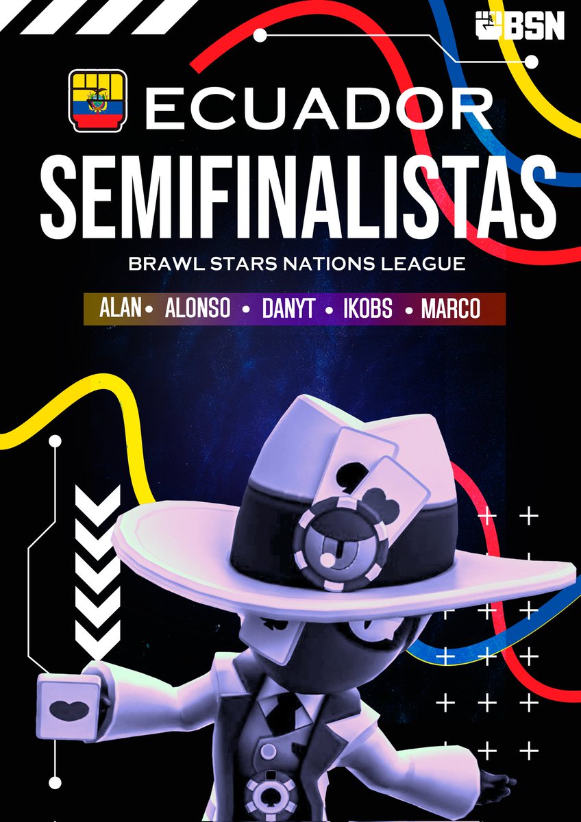 Ecuador avanza a Semifinales en la Brawl Stars Nations League.
Jugamos como se vive, con alma tricolor 🇪🇨
#TeamEcuador #BSN

<a href="/Alan__C/">Aℓan🐢</a>
<a href="/DaddyAlonso_Bs/">Alonso🐢</a> 
<a href="/bs_iko/">ikobs</a> 
<a href="/MarcoOrtizBS/">Marco</a> 
<a href="/danbrawlstars2/">danbrawlstars</a>