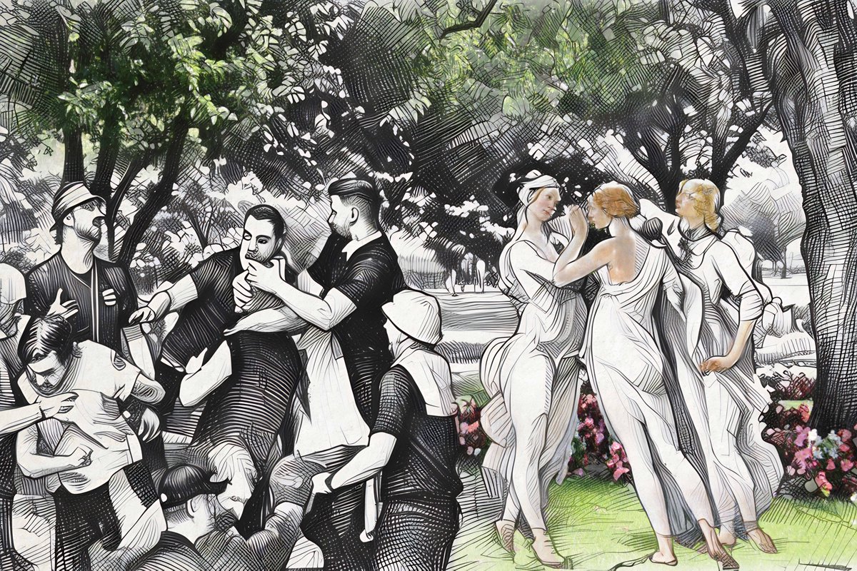 The Garden Of Eden Trouble In Paradise.............

#digitalart #nft #nfts #art #fineart #religions #nature #HumanRights