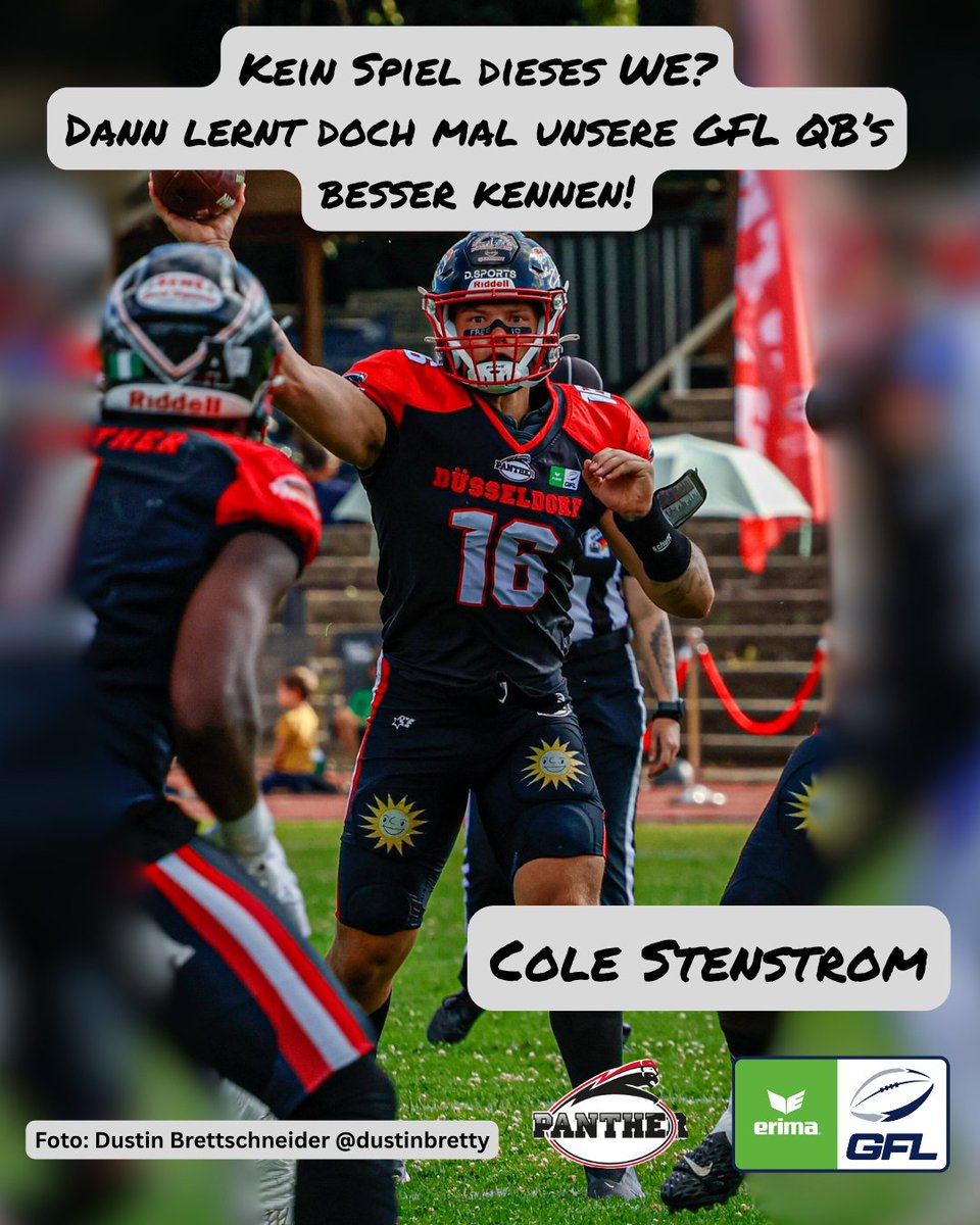 Wanja Müller (@wanjamueller) on Twitter photo Bye Week in der #GFL! Hört mal rein bei Cole Stenstrom, QB1 der #duesseldorfpanther in der <a href="/GFLinfo/">German Football League</a> . #Quarterback #QBWatch 
Podcast: shows.acast.com/qbwatch
Youtube: youtu.be/AAyZ65zPau4 Bye Week in der #GFL! Hört mal rein bei Cole Stenstrom, QB1 der #duesseldorfpanther in der <a href="/GFLinfo/">German Football League</a> . #Quarterback #QBWatch 
Podcast: shows.acast.com/qbwatch
Youtube: youtu.be/AAyZ65zPau4