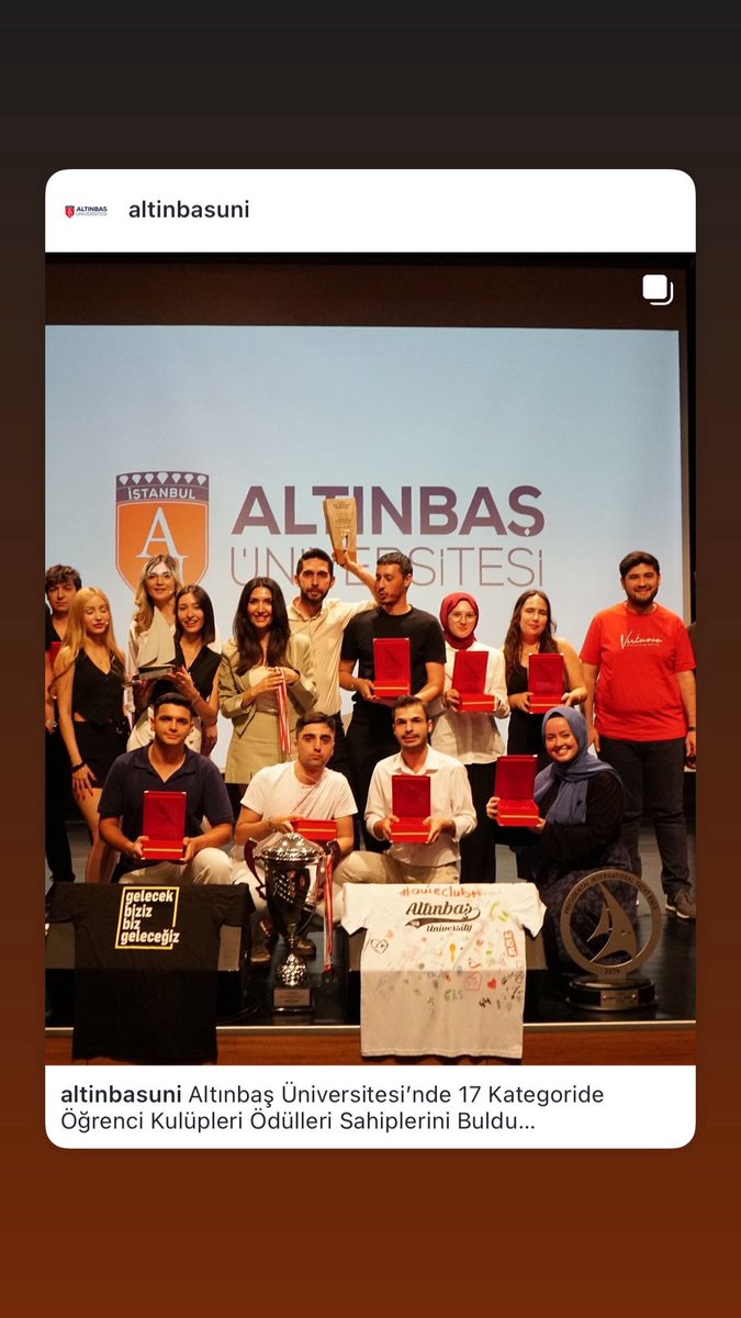 Altınbaş Üniversitesi’nde 17 Kategoride Öğrenci Kulüpleri Ödülleri Sahiplerini Buldu

Altınbaş Üniversitesi, 2024–2025 Akademik Yılı kapsamında Kurucu Mütevelli Heyet Başkanı merhum Ali Altınbaş’ın anısına düzenlenen Öğrenci Kulüpleri Ödül Töreni’ne ev sahipliği yaptı.