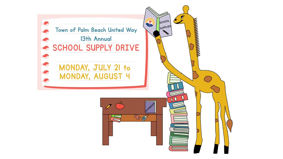 🚨 Last chance to make a difference! Our School Supply Drive ends August 4th. Drop off supplies or donate now to support local students. Thank you!
palmbeachunitedway.org/school-supply-…