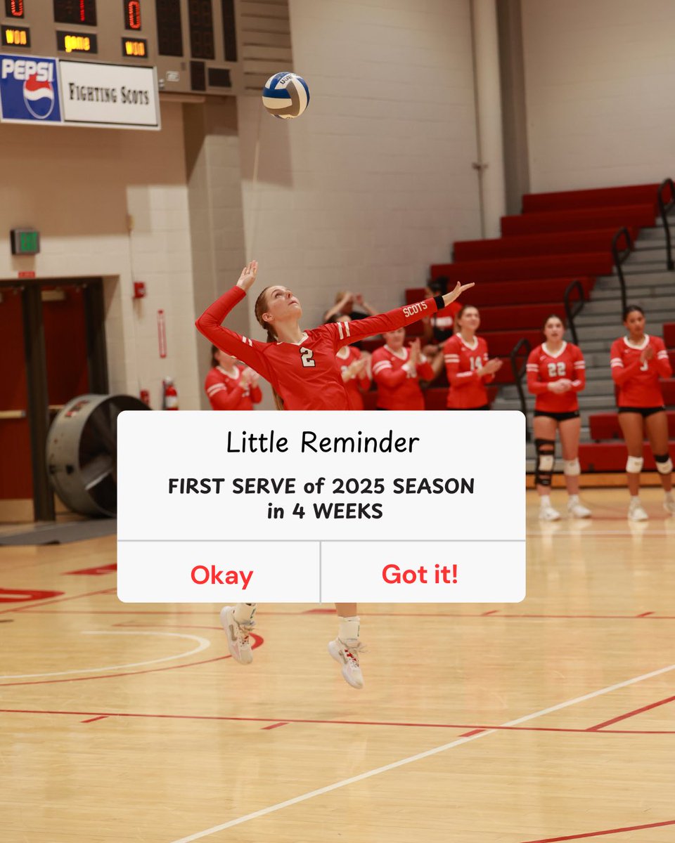 Monmouth College VB tweet media