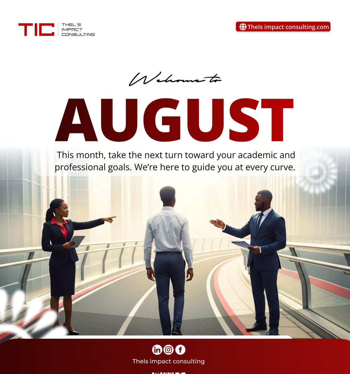 Happy new month.
We gear up this August.