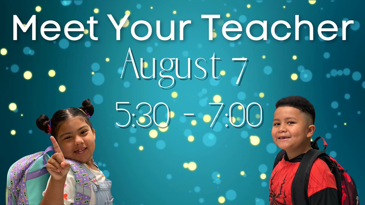Tonight’s the night, Westwind! Grab those school supplies, put on your brightest smile, and head to Meet the Teacher Night from 5:30–7:00 PM!Come see your classroom, meet your amazing teachers, and get a sneak peek at the exciting year ahead. We can’t wait to welcome you back!